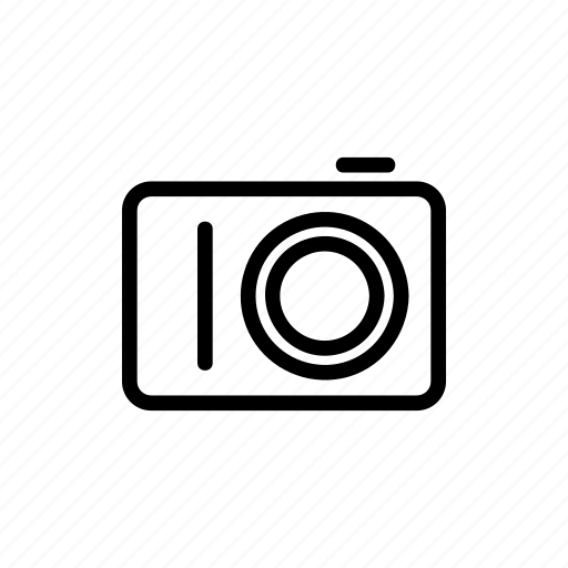 Camera, contour, device, equipment, lens, photography icon - Download on Iconfinder