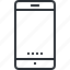contact, devices, electronic, mobile, pixel icon, smartphone, thin line 