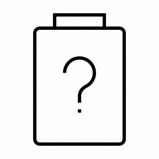 Battery, mobile, phone, unknown icon - Download on Iconfinder