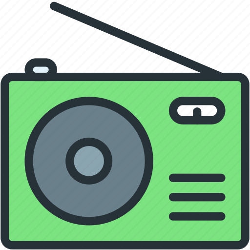 Devices, radio, retro, sound icon - Download on Iconfinder