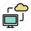 cloud, computer, storage 