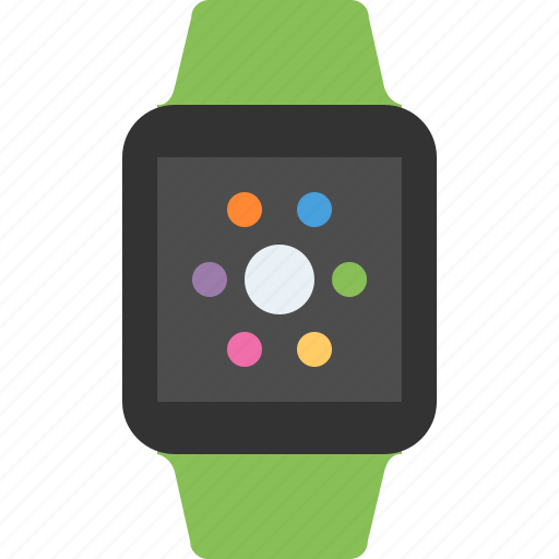 Apple, bracelet, green, technology, watch icon - Download on Iconfinder