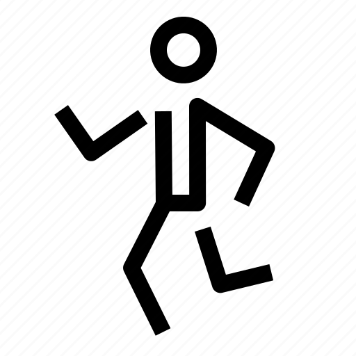 Silhouette, running, sports, physical activity icon - Download on Iconfinder