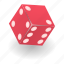 business, cartoon, chance, dice, isometric, red, sport 
