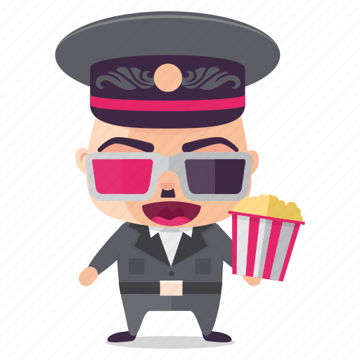 Cinema, dictator, emoji, emoticon, man, movies, sticker icon - Download on Iconfinder
