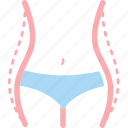 abdomen, body, curve, female, firm, fit, reduction