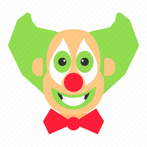 Bow, circus, clown, hair, makeup, red nose icon - Download on Iconfinder