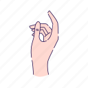 fingers, gesture, hand, human, palm