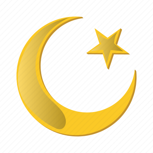 Arabic, cartoon, crescent, islam, moon, muslim, star icon - Download on Iconfinder