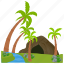greenwich island, island, island cave, meade island, tropical island 