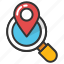 cartography, discovery, location search, navigation, search map 