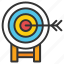 aim, bullseye, dartboard, focus, target 