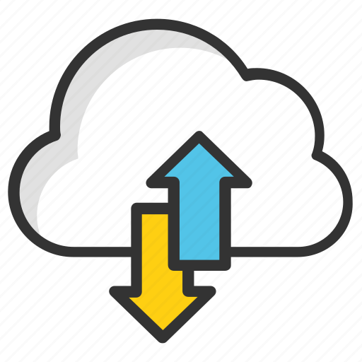 Cloud data accessing, cloud data storing, cloud networking, cloud processing, cloud services icon - Download on Iconfinder