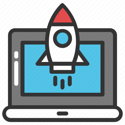 New website, rocket startup, web development, web startup, website launch icon - Download on Iconfinder