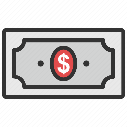 Banknote, currency, dollar, money, paper money icon - Download on Iconfinder