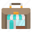 bag, briefcase, business, market, shop 