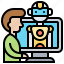 assistant, chatbot, innovation, online, robotic 