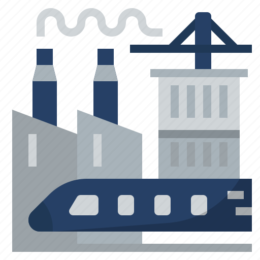 Factory, industrial, infrastructure, business sector, digital economy icon - Download on Iconfinder