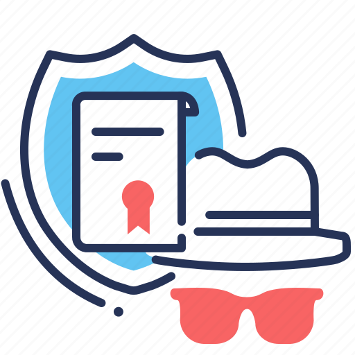Confidentiality, document, incognito, shield icon - Download on Iconfinder