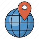 online, map, global, world, location