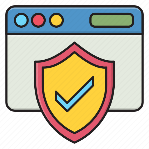 Browser, protection, webpage, internet, security icon - Download on Iconfinder