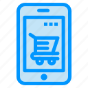 basket, cart, device, mobile, shopping 