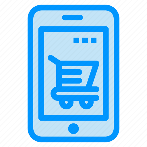 Basket, cart, device, mobile, shopping icon - Download on Iconfinder