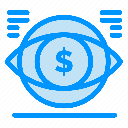 Dollar, eye, finance, money, vision icon - Download on Iconfinder