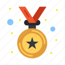 award, medal, winner
