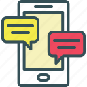 bubble chat, chat, communication, messenger, mobile