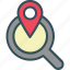gps, location, navigation, pin, search 