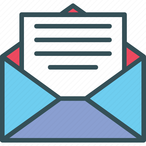 Email, invitation, letter, mail, open icon - Download on Iconfinder