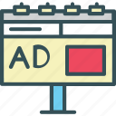 ads, advertisement, advertising, billboard, board