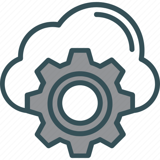 Cloud, cog, database, gear, setting icon - Download on Iconfinder