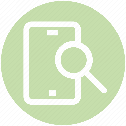 Find, magnifier, mobile, mobile scanning, searching, smartphone icon - Download on Iconfinder