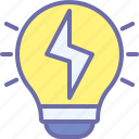 bulb, idea, innovation, light, power, solution