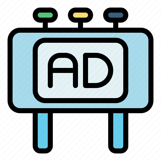 Billboard, advertising, marketing icon - Download on Iconfinder