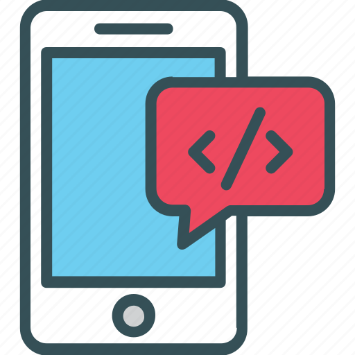 Code, coding, htlm, message, mobile icon - Download on Iconfinder
