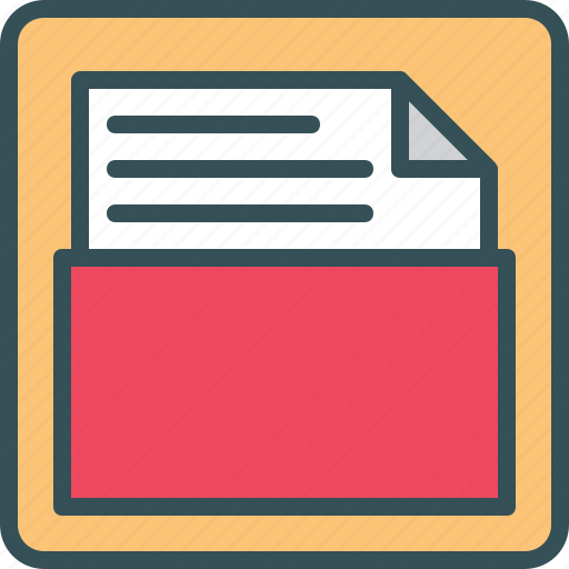 Document, file, folder, paper, save icon - Download on Iconfinder