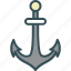 anchor, marine, nautical, port, ship 