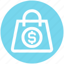 bag, cash, digital marketing, dollar, money bag