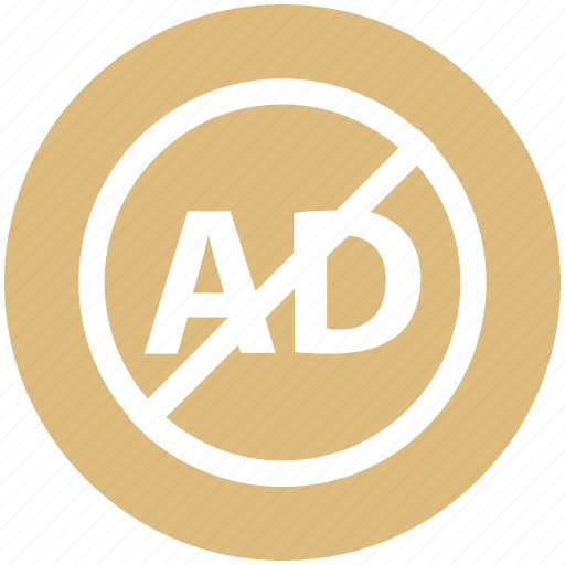 Ad, ban, blocker, digital ad lock, marketing, protection icon - Download on Iconfinder