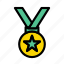 medal, success, award, winner, achievement 