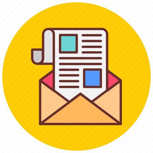 Newsletter, journal, bulletin, publication, newspaper, pamphlet, magazine icon - Download on Iconfinder