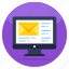 online mail, email, correspondence, electronic mail, mail communication 