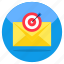 mail target, mail aim, letter, envelope, correspondence 