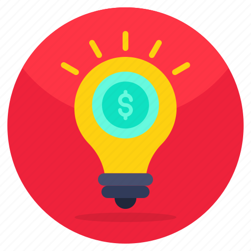 Financial idea, innovation, bright idea, creative idea, financial innovation icon - Download on Iconfinder