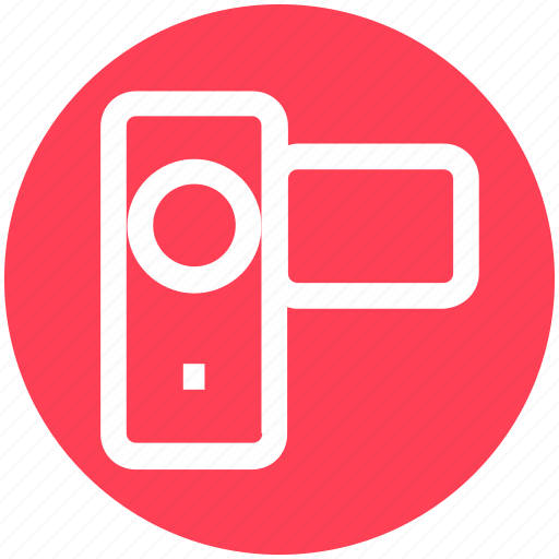 Camcorder, camera, digital cam, handycam, recording, video camera icon - Download on Iconfinder