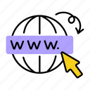 internet domain, web browser, web domain, www, click website