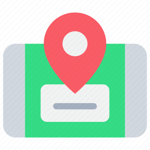 Gps, locate, location, pin, place, smartphone icon - Download on Iconfinder